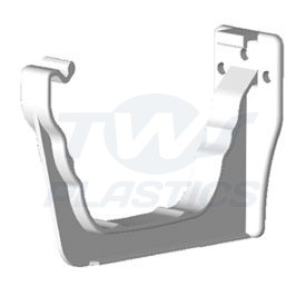 Ogee White Fascia Bracket