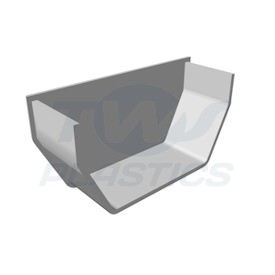 Square Line White Internal Stopend