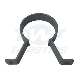 Grey Half Round Stand Off Pipe Clip