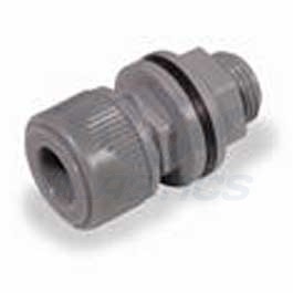 Grey 22mm x 3/4" Tank Connector