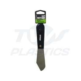 Black Plastic Handle Clipt Putty Knife