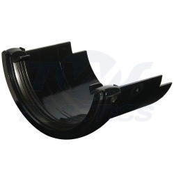 Half Round Black to Cast Iron Adaptor