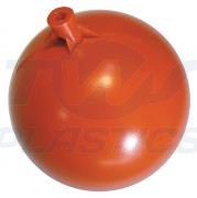 Red Plastic Float 4.5 inch Diameter 
