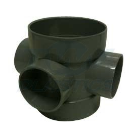 110mm x 63mm x 3 Soil Short Boss Pipe Various Colours