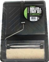 9" 225mm 4 Bar Cage Paint Roller Frame With Tray