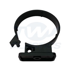 Half Round Black Concealed Pipe Clip