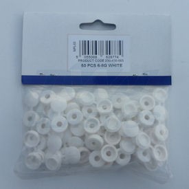 Small White Plastic Cover Caps