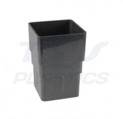 Square Line Black Pipe Socket