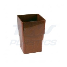 Square Line Brown Pipe Socket
