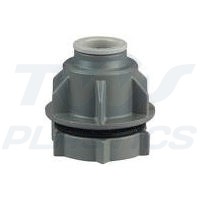 SPEEDFIT 22mm x 3/4" Tank Connector Grey