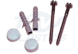 Toilet Pan Stainless Steel Screws & Caps