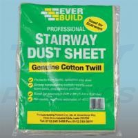 Stair Runner Cotton Dust Sheet 24ft  x 3m