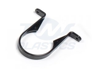 Round Downpipe Stand Off Pipe Clip 68mm Black