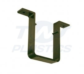 Square Line Black Pipe Clip
