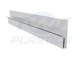 V-Groove Cladding Starter Trim x 5m White