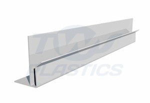 V-Groove Cladding Starter with Battern x 5m White