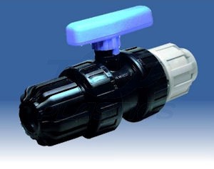32mm MDPE - 21mm-27mm Uni Compression Valve