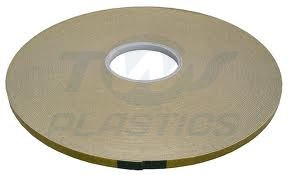 1mm White Double Sided Trim Tape