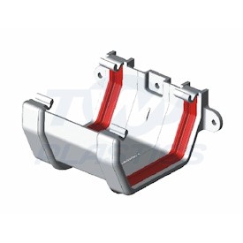 Square Line White 114mm Union Joiner