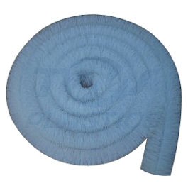 100mm x 4m White Hedgehog Gutter Guard