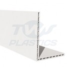 White 100mm x 80mm x 5m Hollow Angle