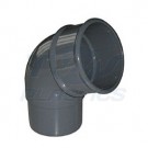 Half Round Grey Downpipe 112 Degree Offset Bend
