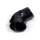 Half Round Black Downpipe 112 Degree Offset Bend 