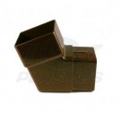 Square Line Brown 112 Degree Offset Bend
