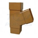 Square Line Caramel 112 Degree Branch