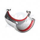 Half Round White 135 Degree Gutter Angle