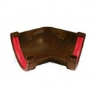 Deep Flow Brown 135 Degree Gutter Angle