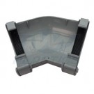 Half Round Grey 135 Degree Gutter Bend