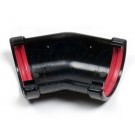 Half Round 135 Degree Gutter Bend Black
