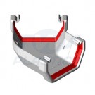 Square Line White 135 Degree Gutter Angle