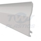 Shiplap Cladding 150mm x 5m White