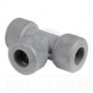 Grey 10mm Equal Tee 