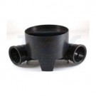 Manhole Chamberbase Brett Martin B2800 280mm x 110mm 1-Inlet 90 degree