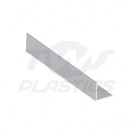 White 30mm x 30mm x 5m Rigid Angle