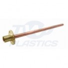 350mm Wallplate Copper Tube
