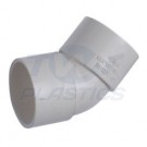 Solvent 50mm 45 Degree Bend