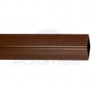 Square Line Brown 5.5m Down Pipe