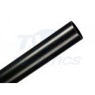 Half Round Black Downpipe 4m 