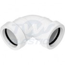 Pushfit Waste Pipe 40mm 90 Degree Knuckle Bend