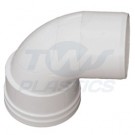 Pushfit 32mm 90 Degree Convertion Street Bend White