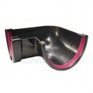 Deep Flow Black 90 Degree Gutter Angle
