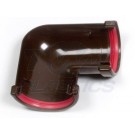 Half Round Brown 90 Degree Gutter Angle