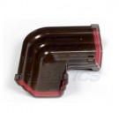 Ogee Brown 90 Degree Gutter Angle