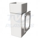 Square Line White Access Pipe