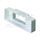 Dormus S100 adaptor rect to airbrick white