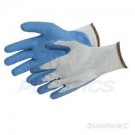Blue Latex Builders Gloves Pair